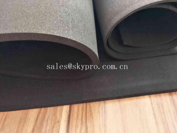 Black High Density EVA Foam Roll Ultra - Thin 2mm 5mm Acoustic Underlay Sheets 0