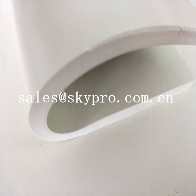 Smooth Latex Rubber Sheet Roll Non Toxic Silicone Soft White SBR Rubber Sheet 1