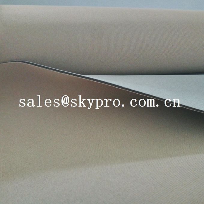 Customized anti-shock neoprene foam sheet two sided coated polyester jersey nylon fabric 1