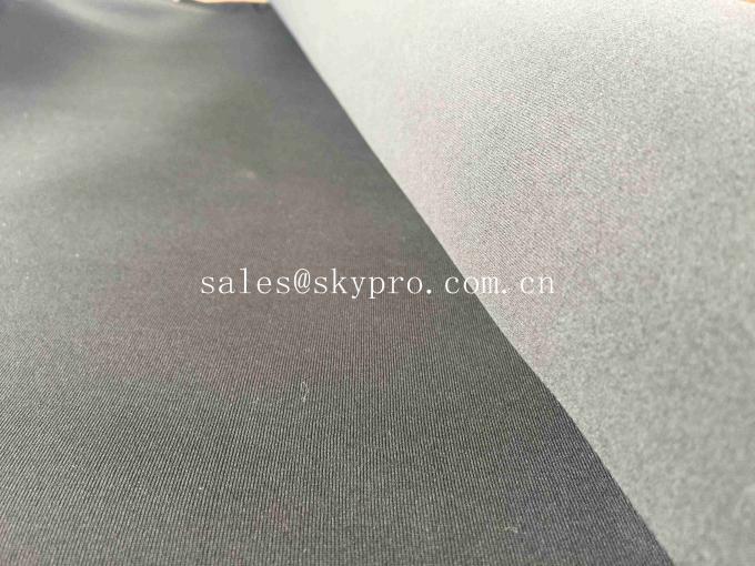 2mm 100% SBR Neoprene Fabric Roll Laminated With Nylon Jersey Polyester Shiny 0