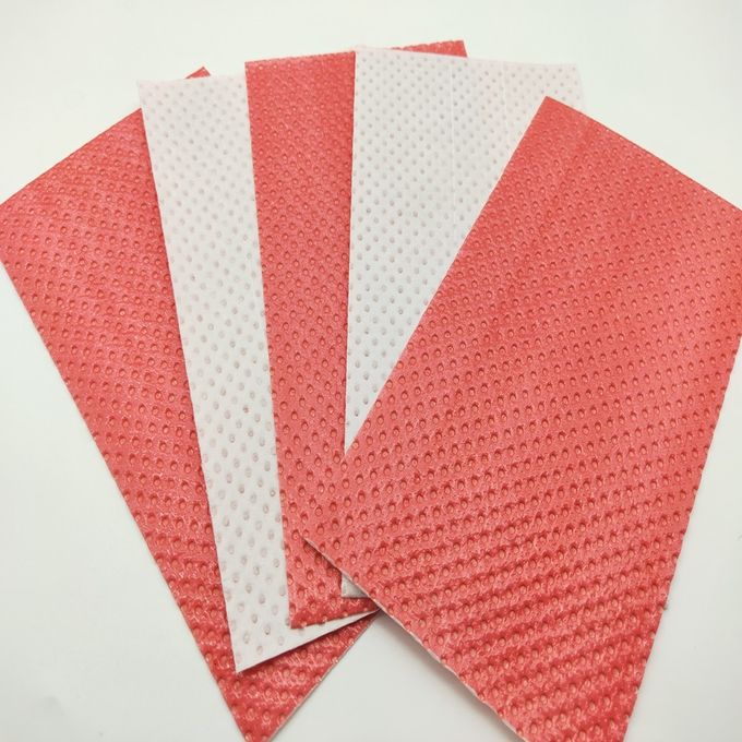 Eco - Friendly PE Film Absorbent Meat Pads / Disposable Absorbent Food Pad 0