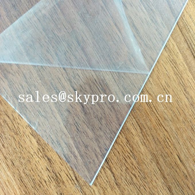 Flexible Super Clear Customized 1mm Thickness Non Toxic Double Film Rigid PVC Plastic Film Sheet 0
