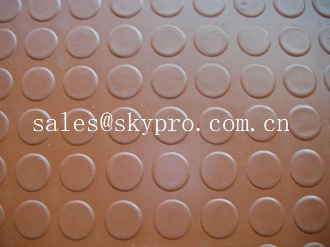 Round stud / coin / button rubber mats , large rubber flooring for gym 0