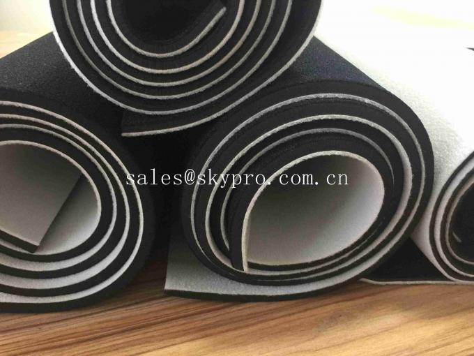 Imitation Nylon Spandex Neoprene Fabric Roll for Sports Equipment , One Side Brushed 0