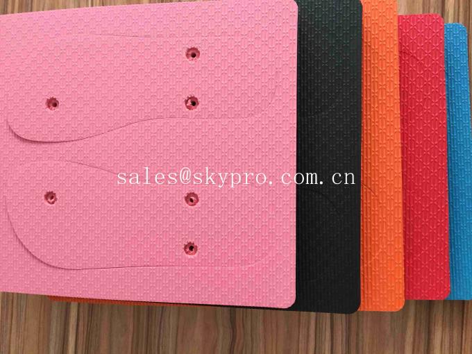 Pink Custom Printing EVA Foam Sheet in Poly Bag Beach Closed Cell Molded EVA Flip Flops Sheet Sole 0