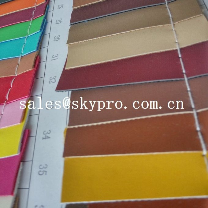 1mm Thick PU Synthetic Leather Wear Resistence Custom embossed PVC Leather Vinyl Fabric 0