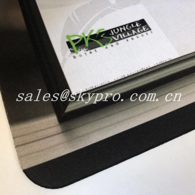 ROHS Standard Neoprene Fabric Roll Bar Mats 3D Logo Custom Printing 1