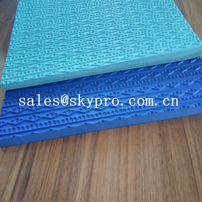Colorful Shoe Sole Rubber Sheet / soft recycled sheet customized Size 1