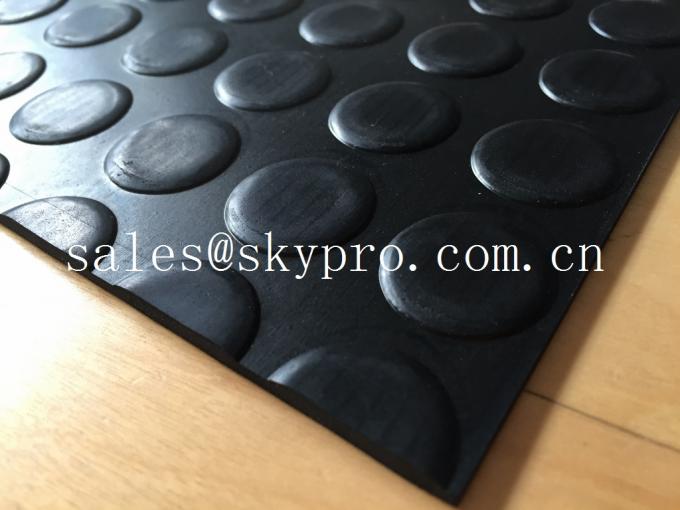 Round stud rubber matting high height coin rubber mats smooth 0