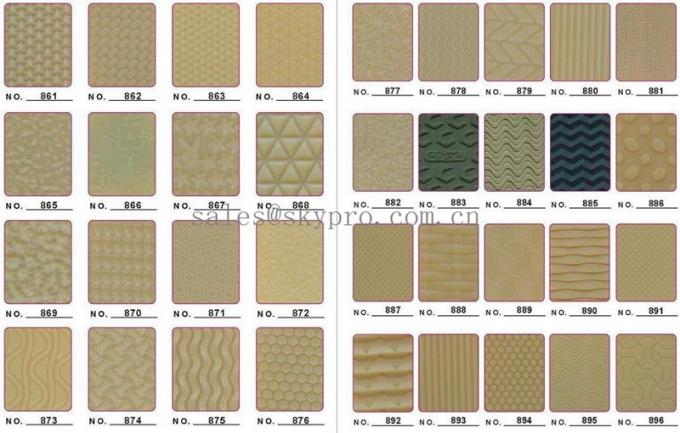Tan color Shoe Sole Rubber Sheet Wear Resistant Different Textures 0