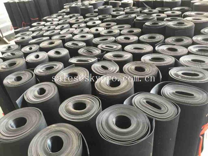 High Density Rubber Sheet Roll With Cotton Insertion / Smooth Rubber Foam Sheet 0