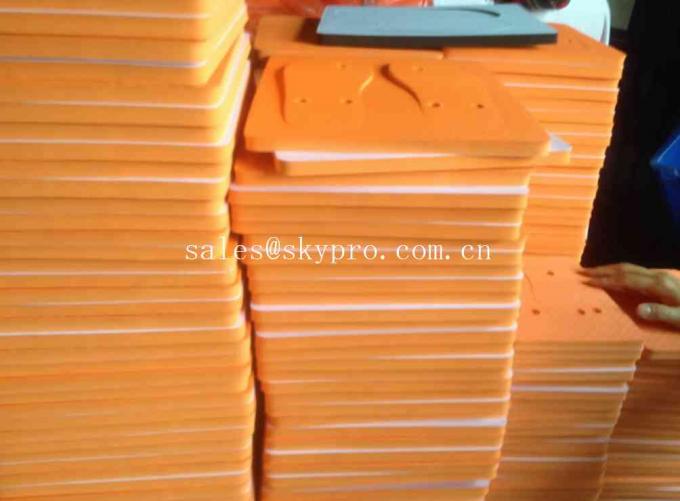 Orange Solid Color EVA Foam Sheet Heat Transfer Printing For Outdoor 0