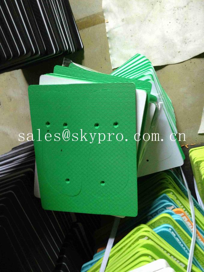 Durable Comfortable Brand Flip Flops Die Cut Logo Design Foam Rubber Soles Material 0