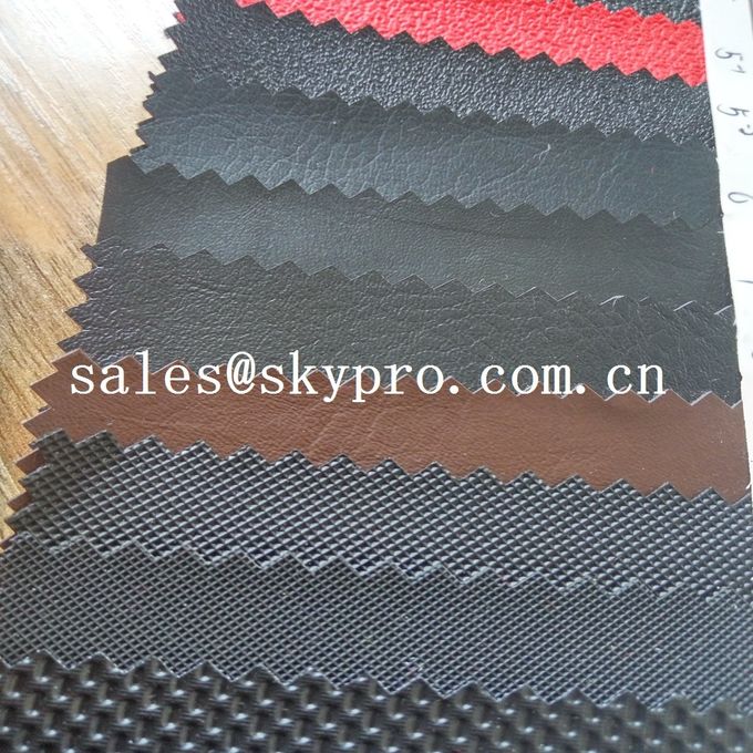 Durable PVC synthetic leather for car seat and sofa various pattern pu leather 0