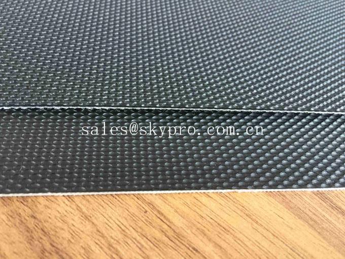 Strong PVC Conveyor Belt Balck Golf Treadmill Belt Surface Conveyor Belts 1.85mm 0
