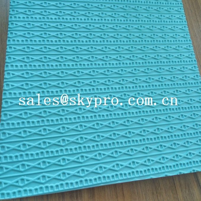 Customized eva+ rubber foam sheet for sole soft  with 3D pattern 1