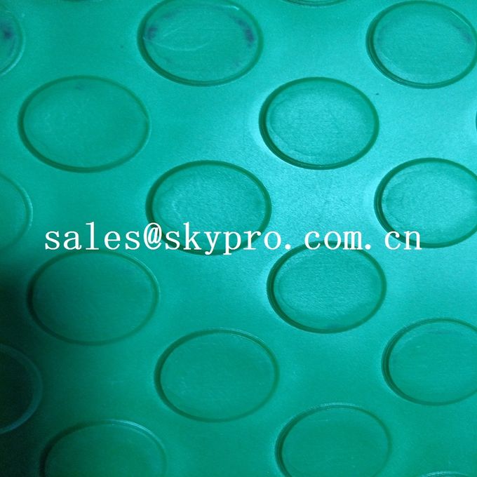 Non slip silver color Plastic Sheet  thin gloosy PVC diamond thread pattern floor mat 1