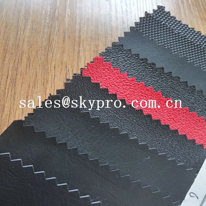 Durable PVC synthetic leather for car seat and sofa various pattern pu leather 1
