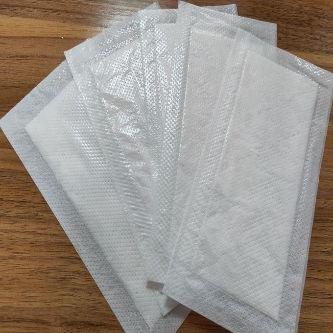 Eco - Friendly PE Film Absorbent Meat Pads / Disposable Absorbent Food Pad 1