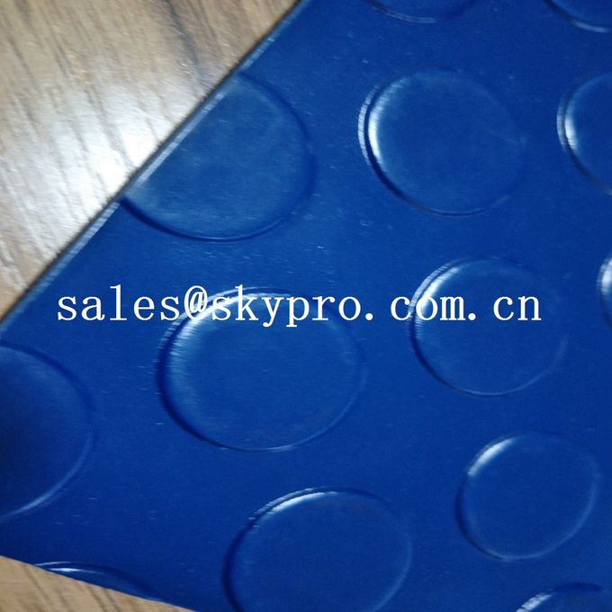 Fireproof dot pattern Plastic Sheet grey PVC mat durable matt floor covering car floor mat 1