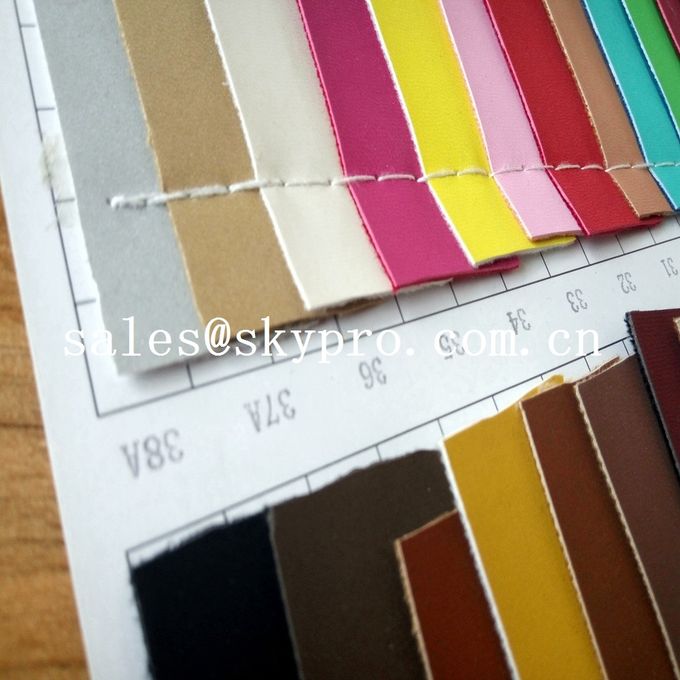 1mm Thick PU Synthetic Leather Wear Resistence Custom embossed PVC Leather Vinyl Fabric 1