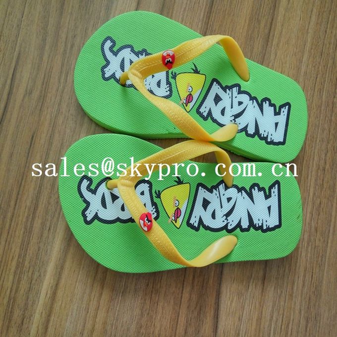 Summer Flip Flops Customized Sublimation EVA / Rubber Sandals Cool Slippers 3