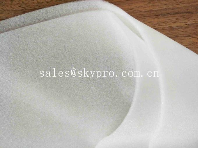 Non - Toxic White Healthy Memory Polyurethane PU Foam Sponge Sheet Stocked 0