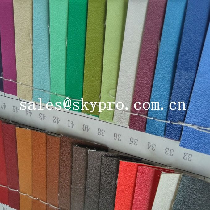 High Quality PU Synthetic Leather Material For Shoes with Crumpled Pattern 1